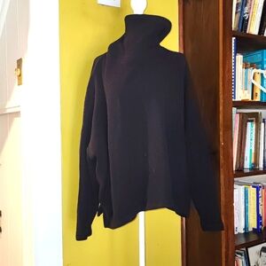 Cowl Neck thermal knit sweater